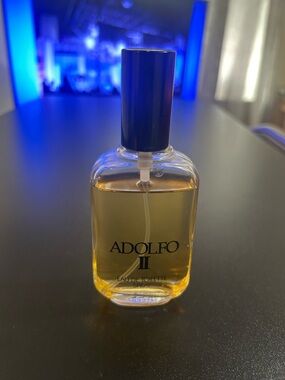 Adolfo II Perfume Bottle in Amber with Black Cap